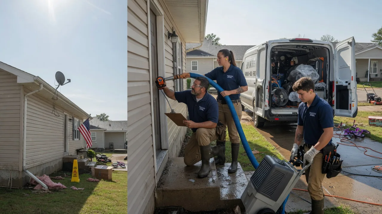 Ceiling Water Damage Restoration in Iowa near me